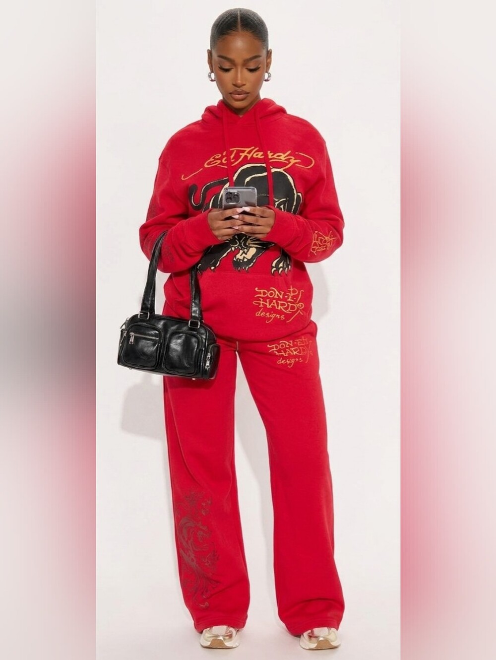 Ed Hardy Red Track SUIT